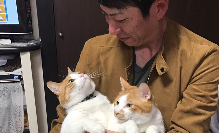 2匹の愛らしい猫とともに暮らすが、そろそろ自分の家庭を築きたいとも考えている。