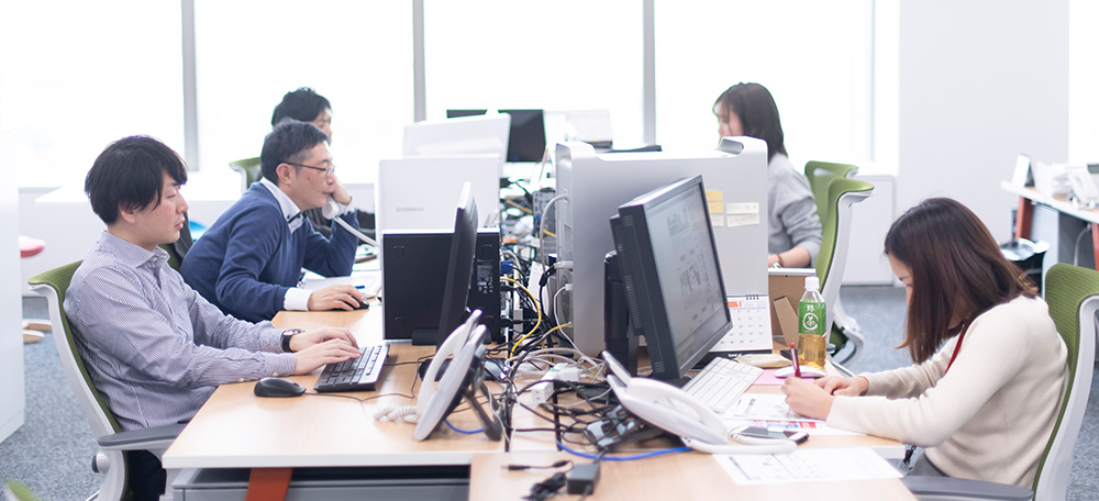 社の新しい方針を実現する最前線で奮闘