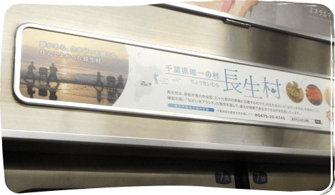 東急電鉄　ドア上ポスター